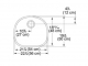 FRANKE PRX 110 54 Unterbau Spüle 54x48 cm (22 1/4x19 7/8)