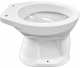 NOVO-BOCH Stand-WC Abgang Boden AO innen senkrecht WEISS Toilette Klosett WC-Becken Standtoilette Flachspüler Bodenabgang Bodenanschluss