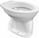 NOVO-BOCH Stand-WC Abgang Boden AO innen senkrecht WEISS Toilette Klosett WC-Becken Standtoilette Flachspüler Bodenabgang Bodenanschluss