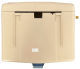 SANIT Brillant 926 Spülkasten Bahamabeige Beige Aufputzspülkasten Start-Stop 6–9L Aufputz Toilettenspülung Kastenspüler Klospülung