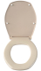 Richter+Frenzel WC-Sitz Bahama-Beige Toilettensitz WC-Brille WC-Deckel Bahama Beige R+F Optiset