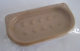 19 cm Ablage Ablegeplatte Badablage Seifenhalter Caramel