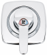 Ceramix Junior Unterputz Duscharmatur Chrom UP Brausearmatur Wandeinbau GC-Junior Brausebatterie (A2302.980993 / HMD103CH / GC165)