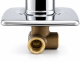 Ceramix Junior Unterputz Duscharmatur Chrom UP Brausearmatur Wandeinbau GC-Junior Brausebatterie (A2302.980993 / HMD103CH / GC165)
