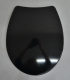 Abusanitair Viva WC-Sitz Toilettensitz WC-Brille WC-Deckel SCHWARZ