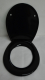 Abusanitair Viva WC-Sitz Toilettensitz WC-Brille WC-Deckel SCHWARZ