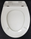 HAND Harofix Pressstoffsitz WC-Sitz Toilettenbrille Mit Rückstück Mod.: 81 Weiss