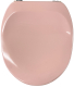 SANIBEL LUXE WC-Sitz SUNSET ROSA mit Edelstahlscharnieren Toilettensitz WC-Brille WC-Deckel