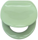SANIBEL LUXE WC-Sitz EVERGREEN Altfarbe mit Edelstahlscharnieren Toilettensitz WC-Brille WC-Deckel