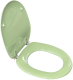 SANIBEL LUXE WC-Sitz EVERGREEN Altfarbe mit Edelstahlscharnieren Toilettensitz WC-Brille WC-Deckel