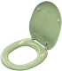 SANIBEL LUXE WC-Sitz EVERGREEN Altfarbe mit Edelstahlscharnieren Toilettensitz WC-Brille WC-Deckel