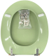 SANIBEL LUXE WC-Sitz EVERGREEN Altfarbe mit Edelstahlscharnieren Toilettensitz WC-Brille WC-Deckel