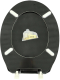 ALLIBERT LUXUS S54 WC-Sitz Toilettensitz WC-Brille WC-Deckel Schwarz