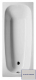 BETTEFORM Badewanne 170 x 75 cm Antirutsch MANHATTAN GRAU