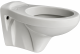 NOVO-BOCH Hänge-WC Manhattan Grau Tiefspüler 1. Wahl Wand-WC Wandtoilette WC Toilette Hellgrau Grau Sanitärkeramik