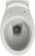 NOVO-BOCH Hänge-WC Manhattan Grau Tiefspüler 1. Wahl Wand-WC Wandtoilette WC Toilette Hellgrau Grau Sanitärkeramik