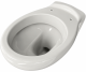 NOVO-BOCH Hänge-WC Manhattan Grau Tiefspüler 1. Wahl Wand-WC Wandtoilette WC Toilette Hellgrau Grau Sanitärkeramik