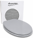 Abusanitair WC-Sitz Toilettensitz WC-Brille WC-Deckel Manhattan Grau TREND - Made in Germany