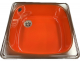 FRANKE Spüle Spülbecken Einbauspüle Braun Orange 39 x 42 cm
