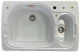 FRANKE Fraquartz PRQ660 Doppelbecken-Spüle WEISS 86,5x56 cm