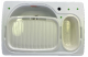 FRANKE Fraquartz PRQ660 Doppelbecken-Spüle WEISS 86,5x56 cm