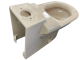 IDEAL STANDARD TIZIO Kombination Stand-WC Tiefspüler BAHAMABEIGE BEIGE