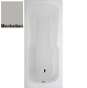 BETTE SET Badewanne 170 x 75 cm MANHATTAN GRAU Antirutsch Griffbohrungen 2-HL