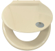 Pagette Exklusiv WC-Sitz Toilettensitz WC-Brille WC-Deckel Sable Harmunic / Capuccino / Hellbraun / Hellbeige