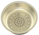 SUTER Resteschale Edelstahl Rund 21,5 cm Abtropfschale Siebschale gelocht Spülbeckeneinsatz