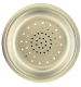 SUTER Resteschale Edelstahl Rund 21,5 cm Abtropfschale Siebschale gelocht Spülbeckeneinsatz