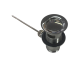 Rokal Excenter Ablaufgarnitur Zugknopf-Ablaufgarnitur Chrom Waschbecken Ablauf Pop-up Waschbecken Stopfen Chrom, Basin Waste Pop Up, Sink Drain Pop Up, Bathroom Drain Valve, Wash Basin Waste, Pop Up Waste 1 1/4, Bathroom Sink Drain Shiny