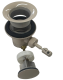 Rokal Excenter Ablaufgarnitur Zugknopf-Ablaufgarnitur Natura Waschbecken Ablauf Pop-up Waschbecken Stopfen Natura, Basin Waste Pop Up, Sink Drain Pop Up, Bathroom Drain Valve, Wash Basin Waste, Pop Up Waste 1 1/4, Bathroom Sink Drain