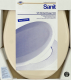 Sanit 7000 Natura / Hell Beige / Creme WC-Sitz Toilettensitz WC-Brille WC-Deckel – Made in Germany
