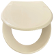 Sanit 7000 Natura / Hell Beige / Creme WC-Sitz Toilettensitz WC-Brille WC-Deckel – Made in Germany
