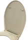 Sanit 7000 Natura / Hell Beige / Creme WC-Sitz Toilettensitz WC-Brille WC-Deckel – Made in Germany