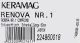 GEBERIT KERAMAG Renova Comprimo Eck-Waschbecken Eck-Waschtisch JASMIN 60 cm #TL3