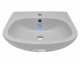 GEBERIT KERAMAG Elbe Waschbecken Manhattan-Grau 55 x 43 cm Waschtisch Hellgrau