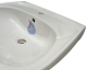 GEBERIT KERAMAG Elbe Waschbecken Manhattan-Grau 55 x 43 cm Waschtisch Hellgrau