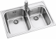 SUTER Dynamic D8 Edelstahl Doppelbecken-Spüle 84 x 56 x 25 cm Doppelspüle Küchenspüle Spülbecken Swiss Made