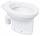 SPHINX Stand-WC Weiß Flachspüler Bodenabgang Standtoilette Keramik - Made in Holland Abgang Boden WC