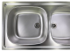 FRANKE Doppelbecken Spüle Einbauspüle Küchenspüle 86 x 43,5 cm Edelstahl-Leinen