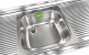 BLANCO Gastronomie Auflage-Spüle 160x50 cm Edelstahl Spüle Massiv Spültisch Abtropffläche Auflagespüle