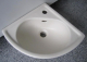 KERAMAG Comprimo 35 cm Eck-Waschbecken Edelweiss