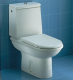 CERAMICA DOLOMITE Clodia Stand-WC-Kombination WEISS