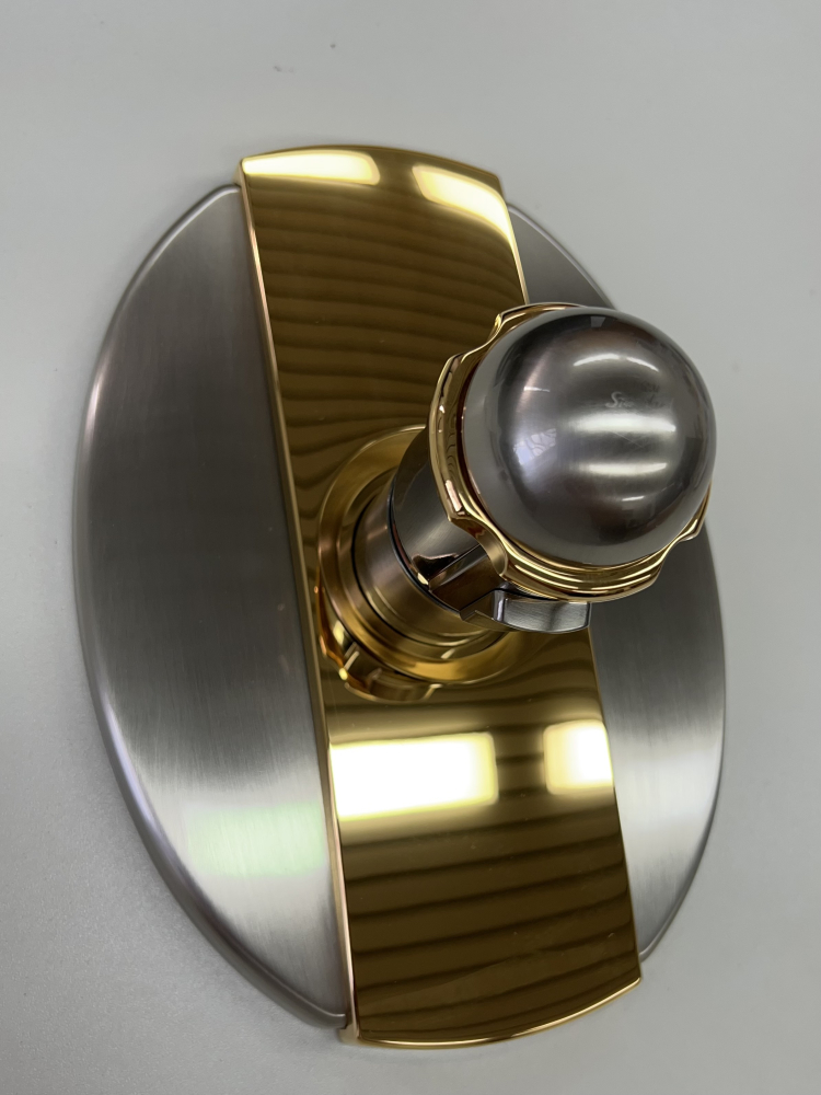 Kingston Brass KS267SN Victoria Badewannen-Armatur – 15,2 Cm, Satin-Nickel, Mit Handbrause