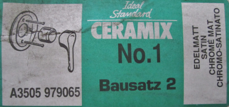 Ceramix No.1 Unterputz-Armatur Duscharmatur Brausebatterie Edelmatt