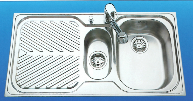 SUTER Econom EC100 Spüle 100x50 cm EDELSTAHL MATT