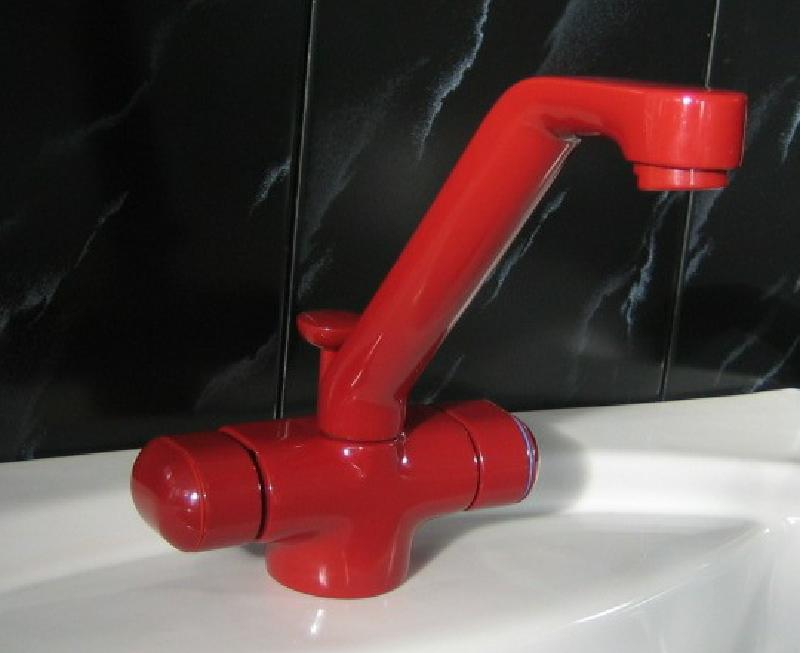 Ideal Standard Dualux Waschbeckenarmatur Waschtischarmatur ROT