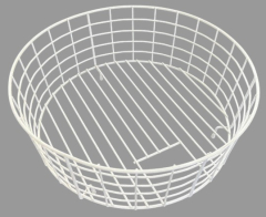 Universal-Geschirrkorb rund in Weiss für Rondo Modelle