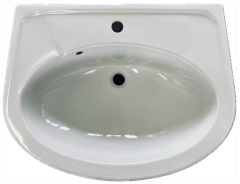 NOVO-BOCH Waschbecken Waschtisch MANHATTAN GRAU 65 x 50,5 cm